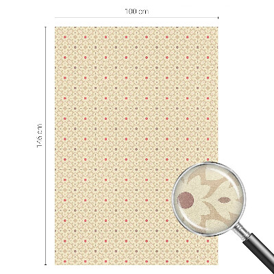 Öntapadós ablakfólia ólomüveg mintával Virágminták