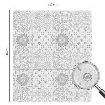 Öntapadós üvegfólia vitrázs mintával Klasszikus elegancia