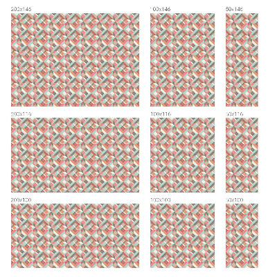 Színes mintás ablakfólia Geometriai rombuszok