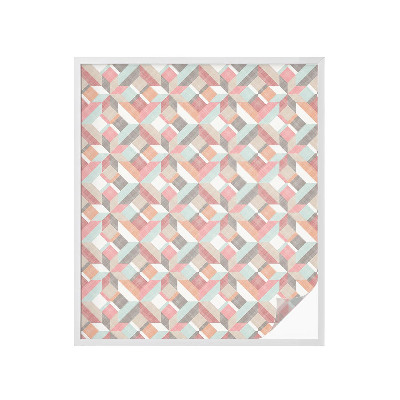 Színes mintás ablakfólia Geometriai rombuszok