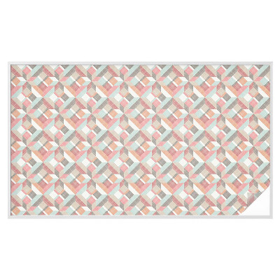 Színes mintás ablakfólia Geometriai rombuszok