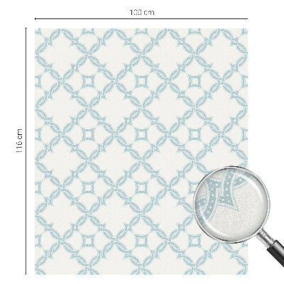 Dekoratív üvegfólia ablakra Kék geometria