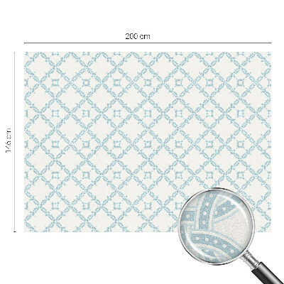 Dekoratív üvegfólia ablakra Kék geometria