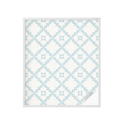 Dekoratív üvegfólia ablakra Kék geometria