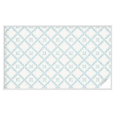 Dekoratív üvegfólia ablakra Kék geometria