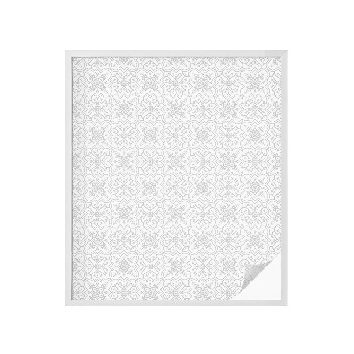 Öntapadós belátásgátló fólia Virágszimmetria