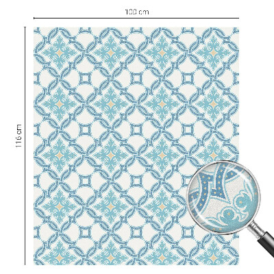 Öntapadós ablakfólia ólomüveg mintával Klasszikus szimmetria