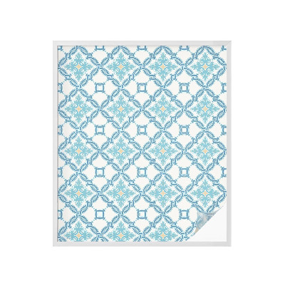 Öntapadós ablakfólia ólomüveg mintával Klasszikus szimmetria