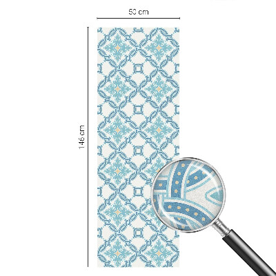 Öntapadós ablakfólia ólomüveg mintával Klasszikus szimmetria