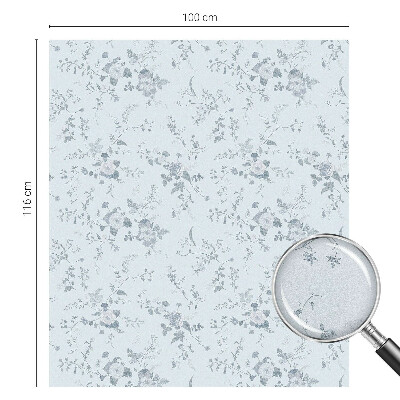 Színes mintás ablakfólia Finom virágok