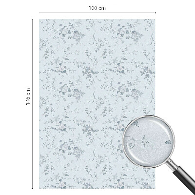 Színes mintás ablakfólia Finom virágok