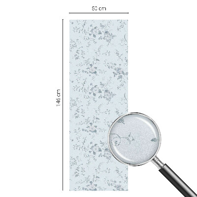 Színes mintás ablakfólia Finom virágok