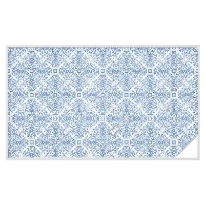 Dekoratív üvegfólia ablakra Kék csempék