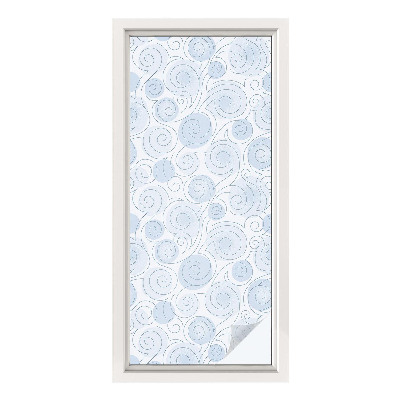 Öntapadós belátásgátló fólia Spirális minták