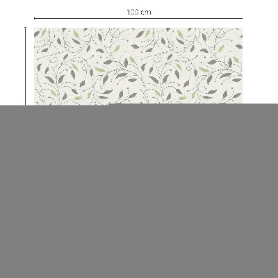 Öntapadós üvegfólia vitrázs mintával Hajtások levelei