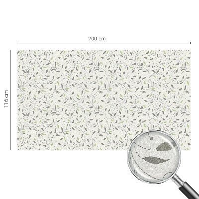 Öntapadós üvegfólia vitrázs mintával Hajtások levelei