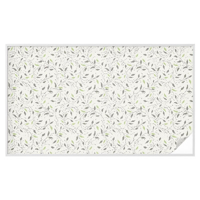 Öntapadós üvegfólia vitrázs mintával Hajtások levelei