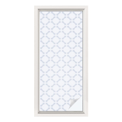 Színes mintás ablakfólia Geometrikus elegancia