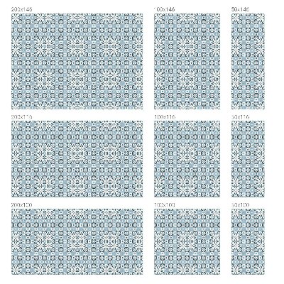 Dekoratív üvegfólia ablakra Geometriai minták