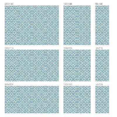 Öntapadós ablakfólia ólomüveg mintával Geometrikus rozetták