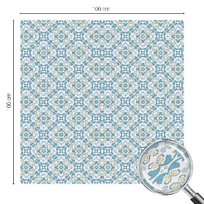 Öntapadós ablakfólia ólomüveg mintával Geometrikus rozetták