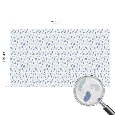 Színes mintás ablakfólia Kék minták