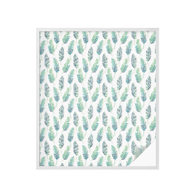 Dekoratív üvegfólia ablakra Trópusi levelek