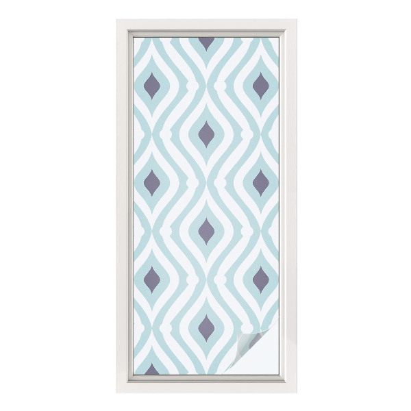 Színes mintás ablakfólia Modern elegancia