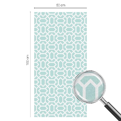 Öntapadós üvegfólia vitrázs mintával Geometriai minták