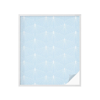 Öntapadós ablakfólia ólomüveg mintával Harmonikus rajongók