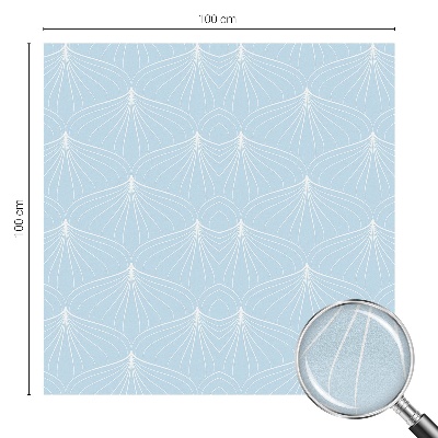 Öntapadós ablakfólia ólomüveg mintával Harmonikus rajongók