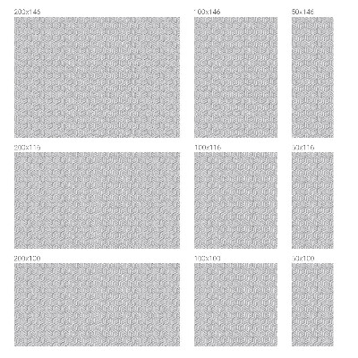 Öntapadós belátásgátló fólia Hatszögletű szilárd anyagok