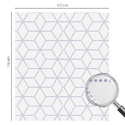 Öntapadós ablakfólia ólomüveg mintával Lila rombuszok