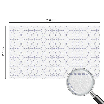 Öntapadós ablakfólia ólomüveg mintával Lila rombuszok