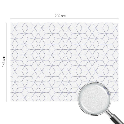 Öntapadós ablakfólia ólomüveg mintával Lila rombuszok