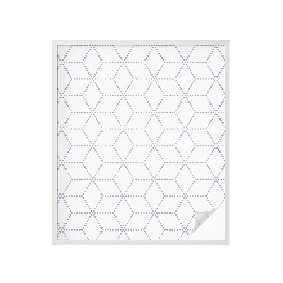 Öntapadós ablakfólia ólomüveg mintával Lila rombuszok