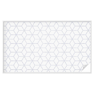 Öntapadós ablakfólia ólomüveg mintával Lila rombuszok