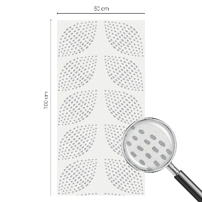 Dekoratív üvegfólia ablakra Pontozott levelek