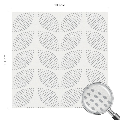Dekoratív üvegfólia ablakra Pontozott levelek