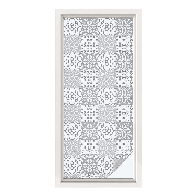 Öntapadós üvegfólia vitrázs mintával Klasszikus minták