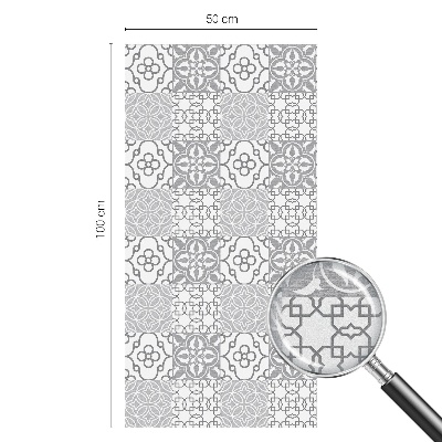 Öntapadós üvegfólia vitrázs mintával Klasszikus minták