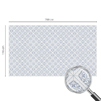 Öntapadós ablakfólia ólomüveg mintával Finom rozetták