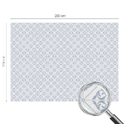 Öntapadós ablakfólia ólomüveg mintával Finom rozetták