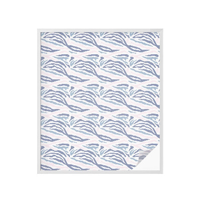 Dekoratív üvegfólia ablakra Zebra minta