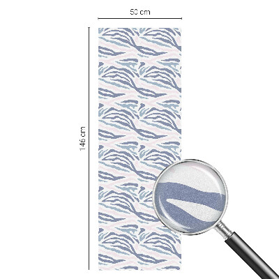 Dekoratív üvegfólia ablakra Zebra minta