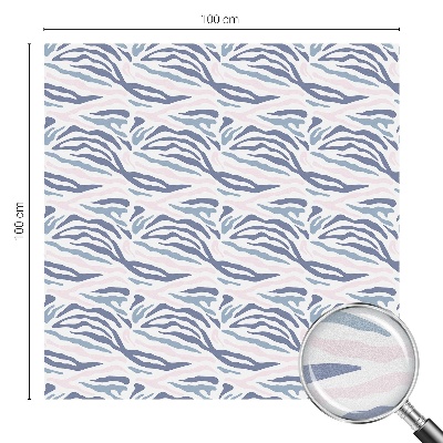 Dekoratív üvegfólia ablakra Zebra minta