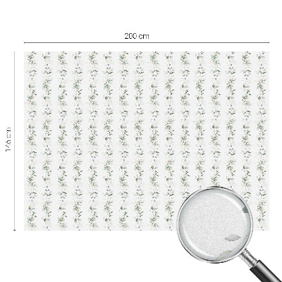 Öntapadós ablakfólia ólomüveg mintával Növényi varázs