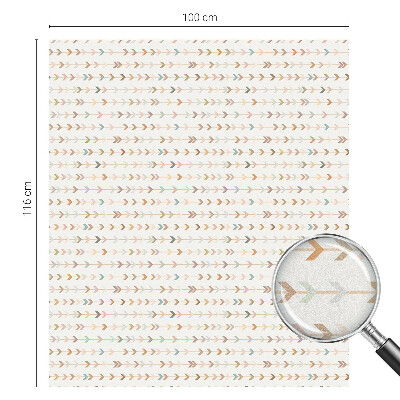 Színes mintás ablakfólia Nyílminta