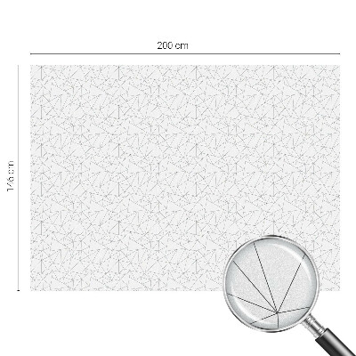 Öntapadós üvegfólia vitrázs mintával Geometriai minták