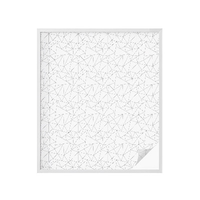 Öntapadós üvegfólia vitrázs mintával Geometriai minták